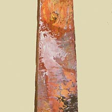 Obelisco - 2015 - 75x15x10 cm. Acrilico sobre madera