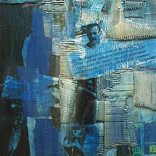 'Blues per Mario' 2002 – 100x70 cm – Técnica mixta sobre madera